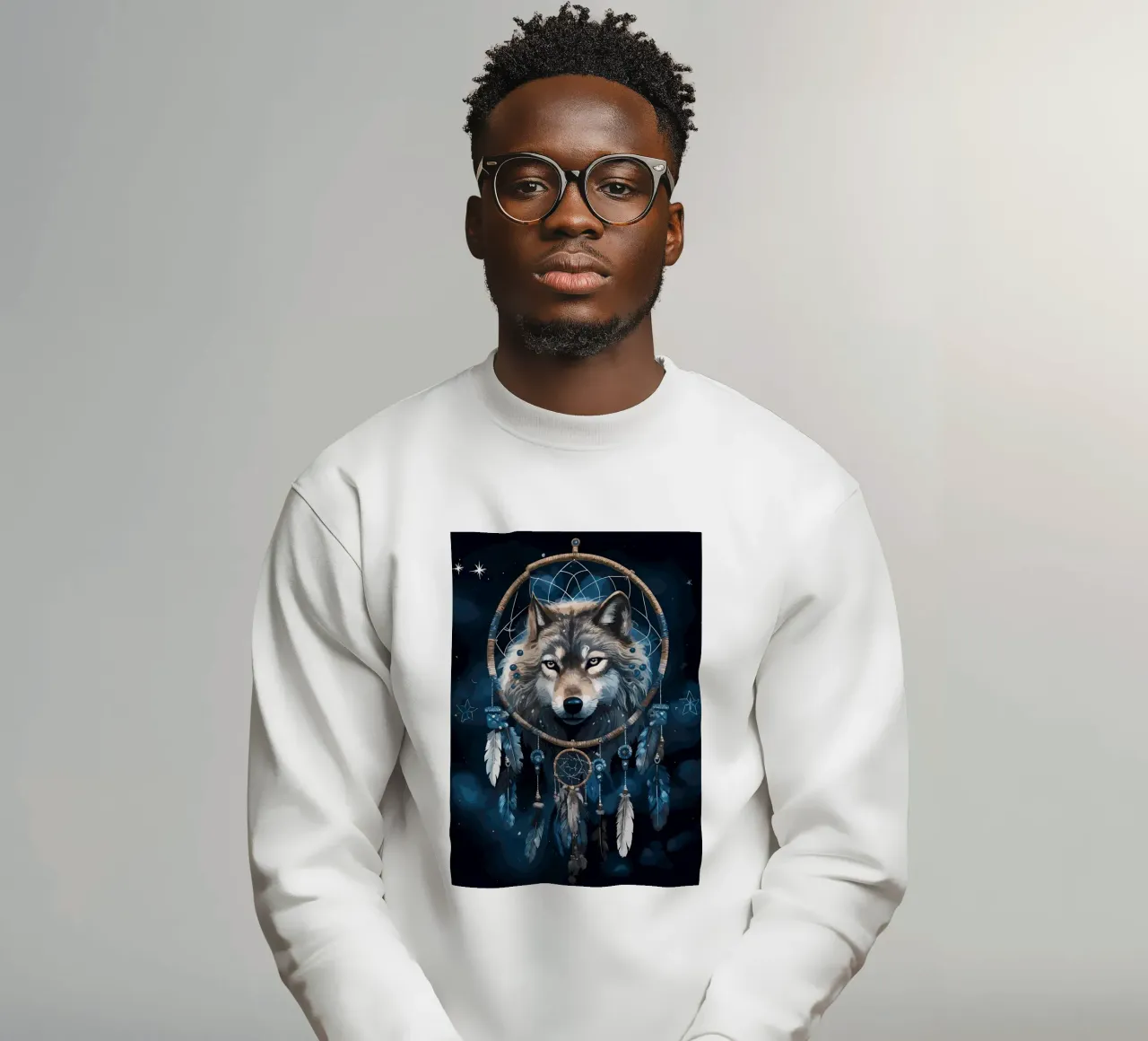 Animale lupo felpa da Pierre Walton