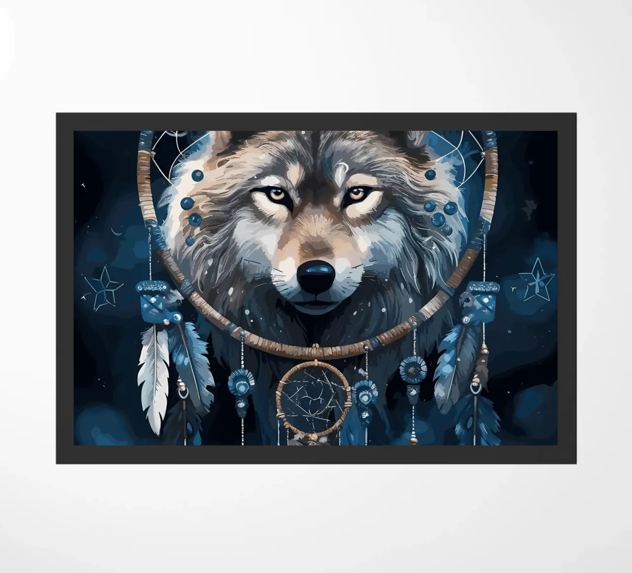 Wolf Dier deurmat van Pierre Walton