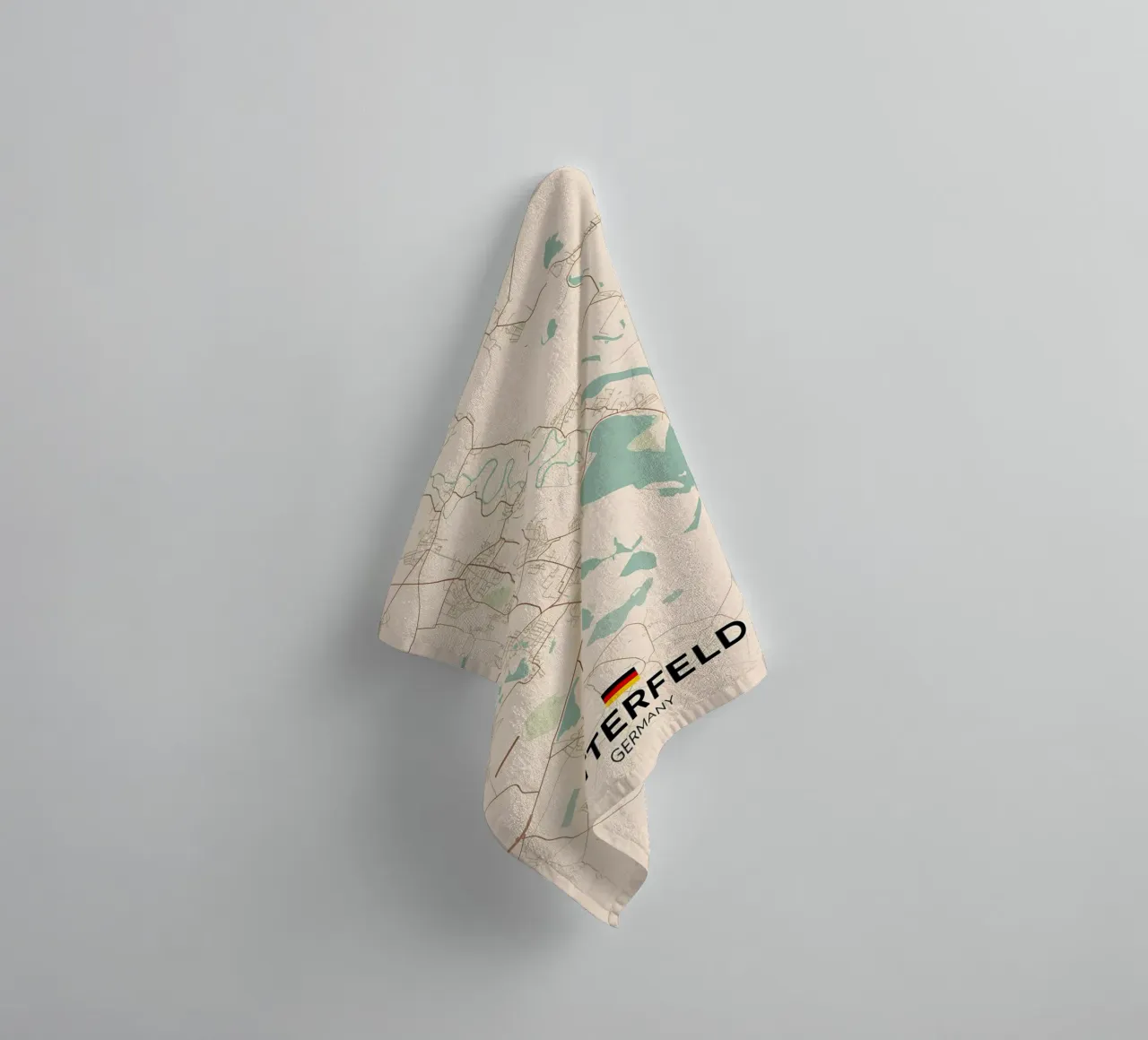 Bitterfeld DE towel by Christopher Adams