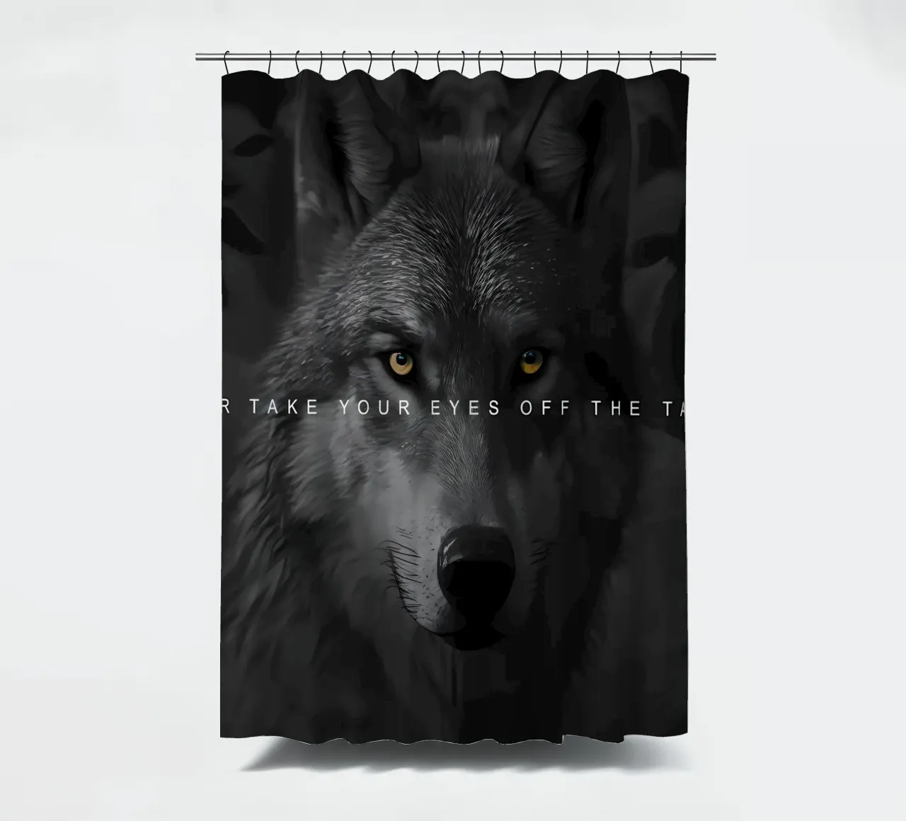 Wolf Animal shower curtain by Pierre Walton
