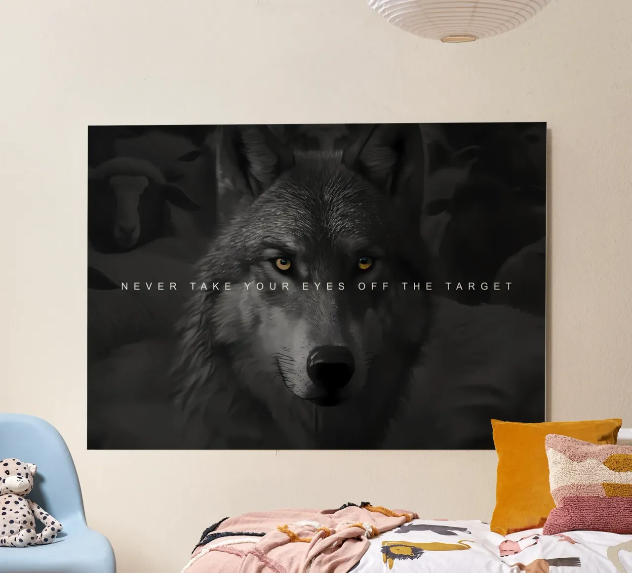 Wolf Animal alu-dibond by Pierre Walton