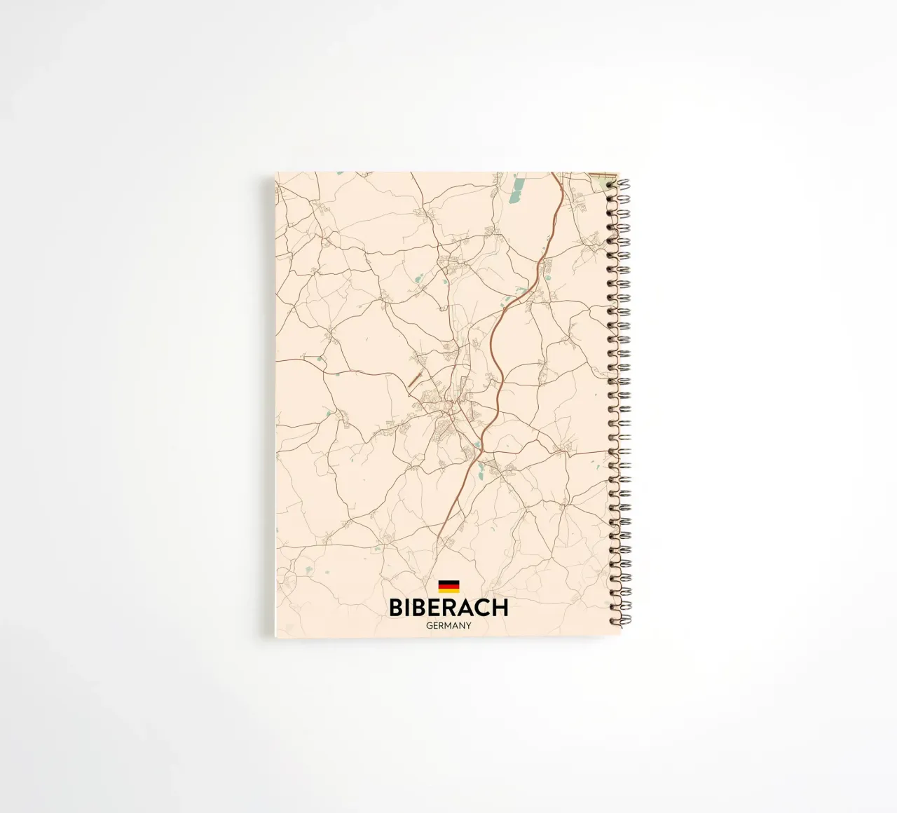 Biberach DE spiral notebook by Christopher Adams