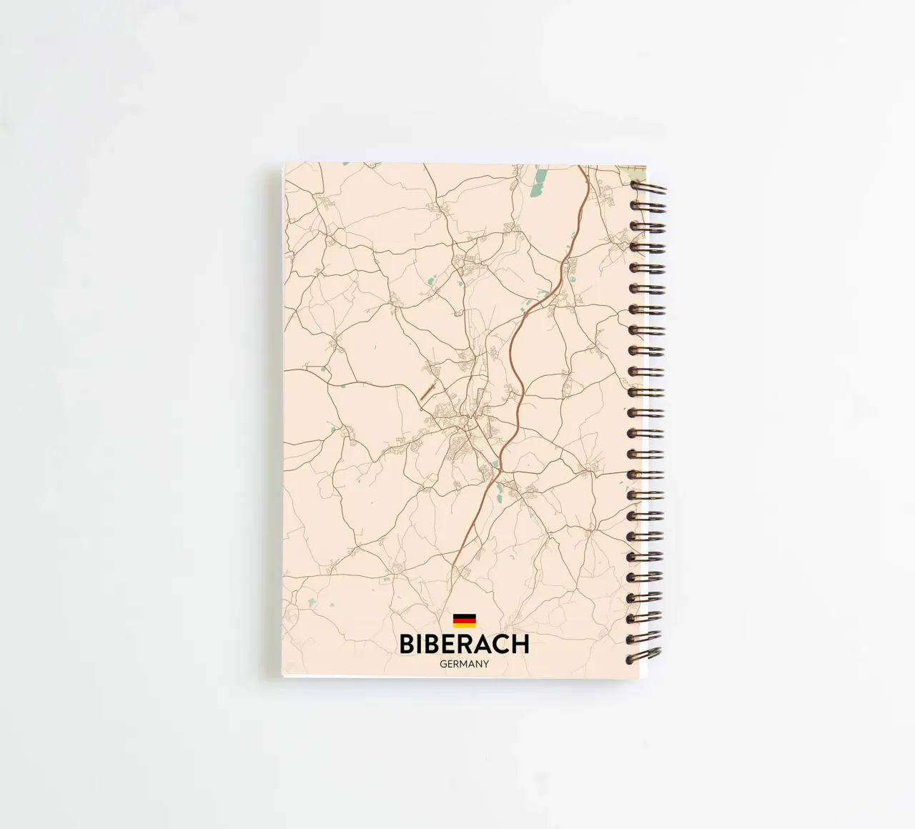 Biberach DE spiral notebook by Christopher Adams