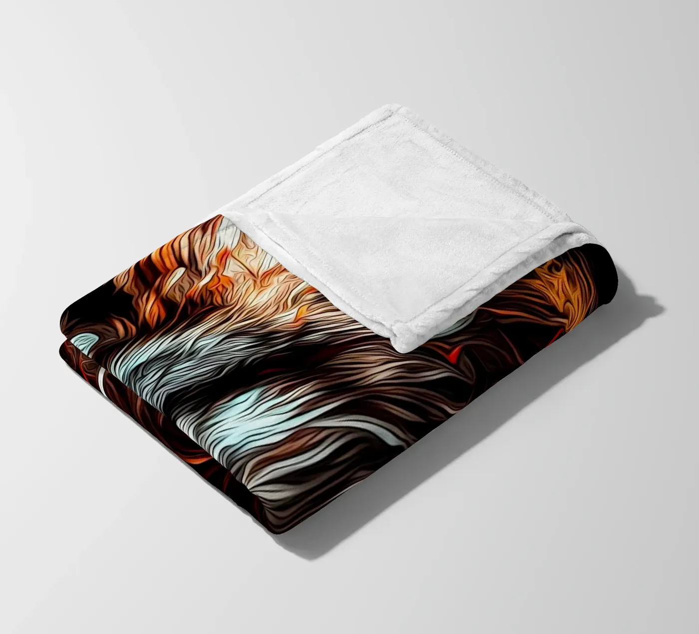 Wolf Dier fleecedeken van Pierre Walton