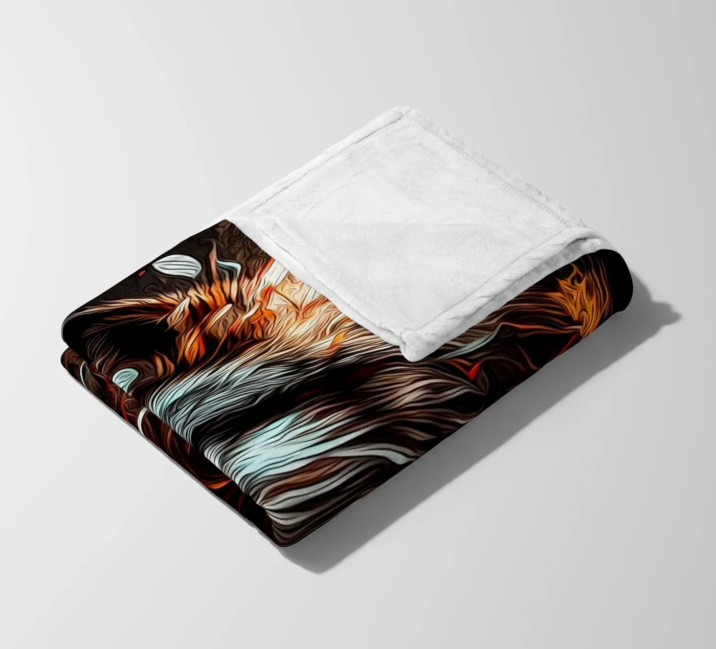 Wolf Dier fleecedeken van Pierre Walton