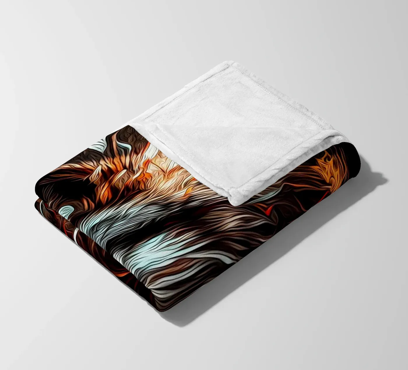 Wolf Dier fleecedeken van Pierre Walton