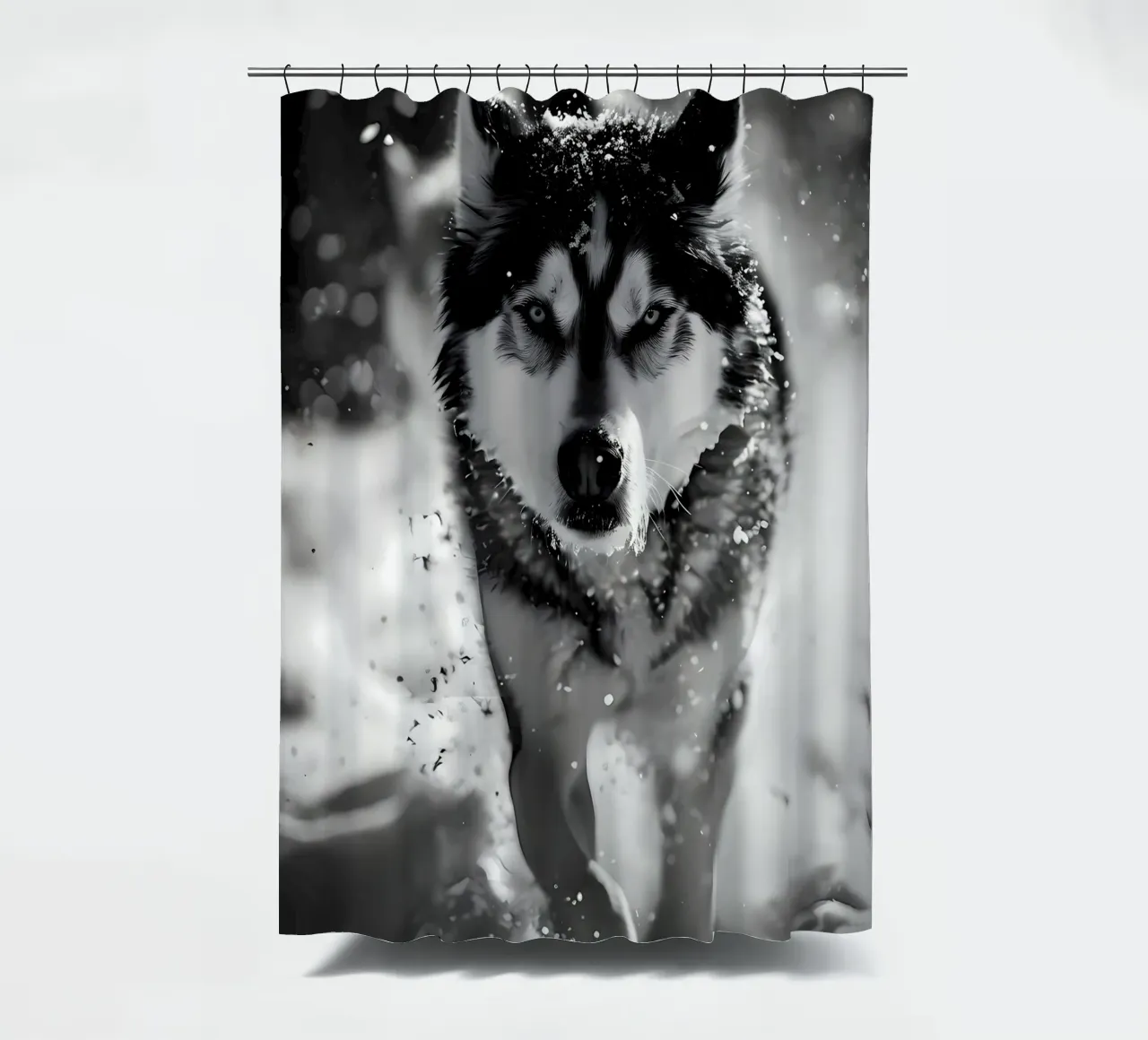 Wolf Animal shower curtain by Pierre Walton