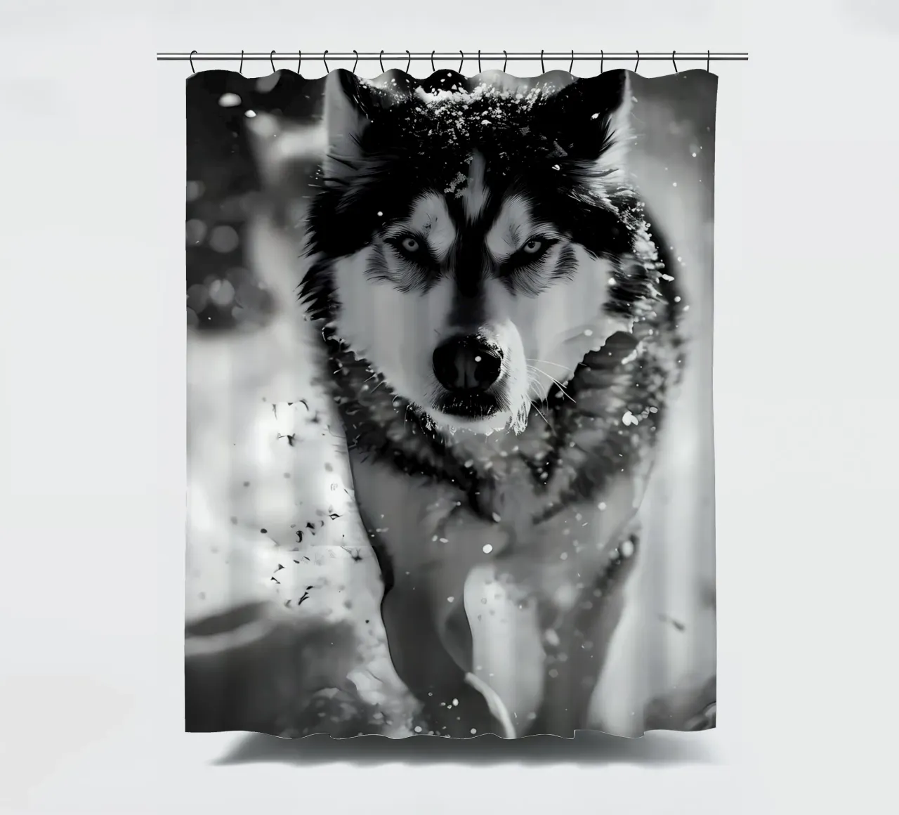Wolf Animal shower curtain by Pierre Walton