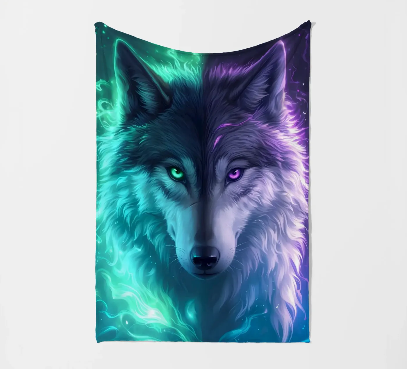 Wolf Dier fleecedeken van Pierre Walton