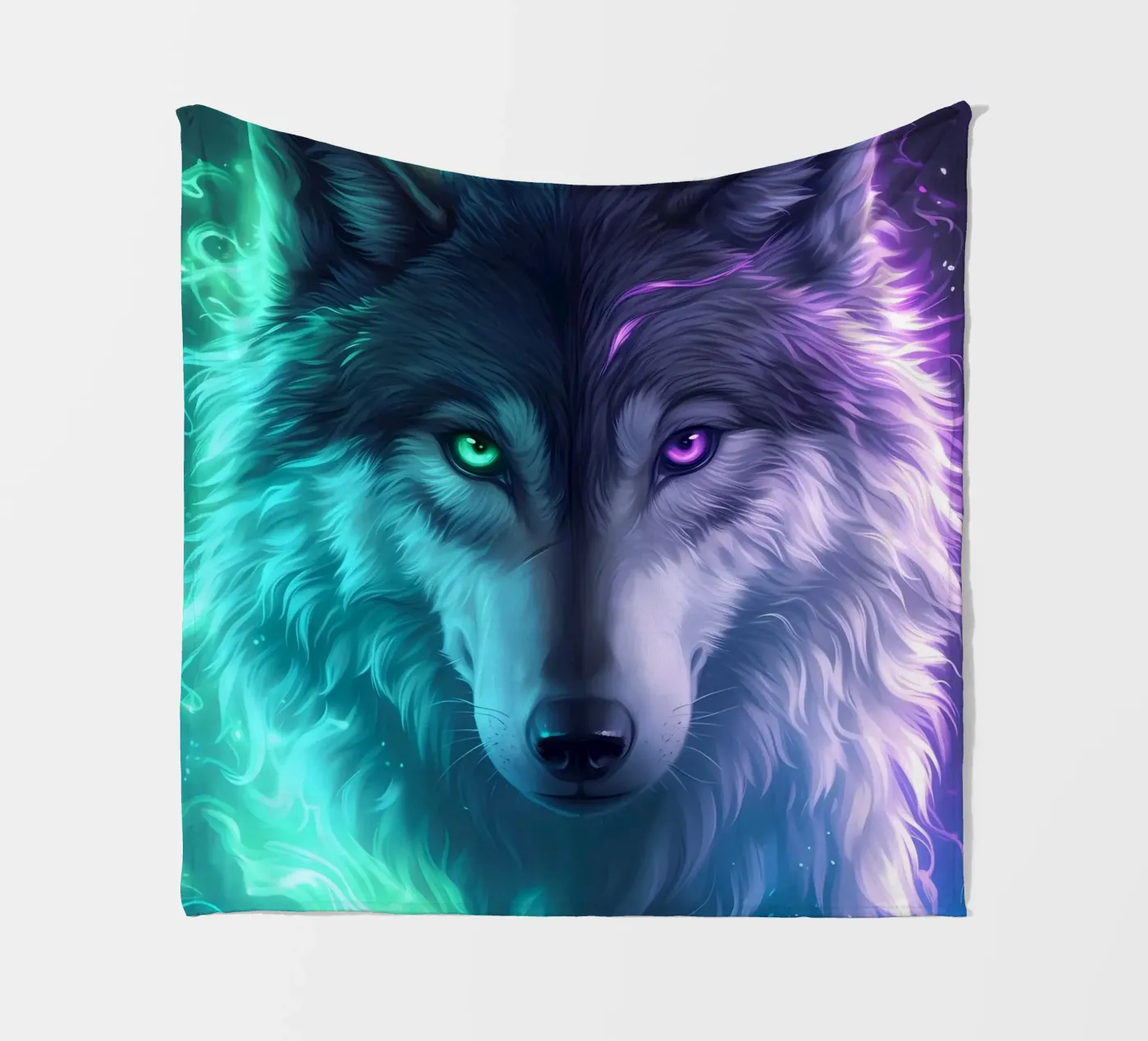 Wolf Dier fleecedeken van Pierre Walton