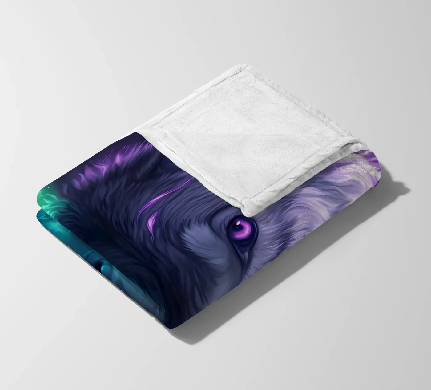 Wolf Dier fleecedeken van Pierre Walton