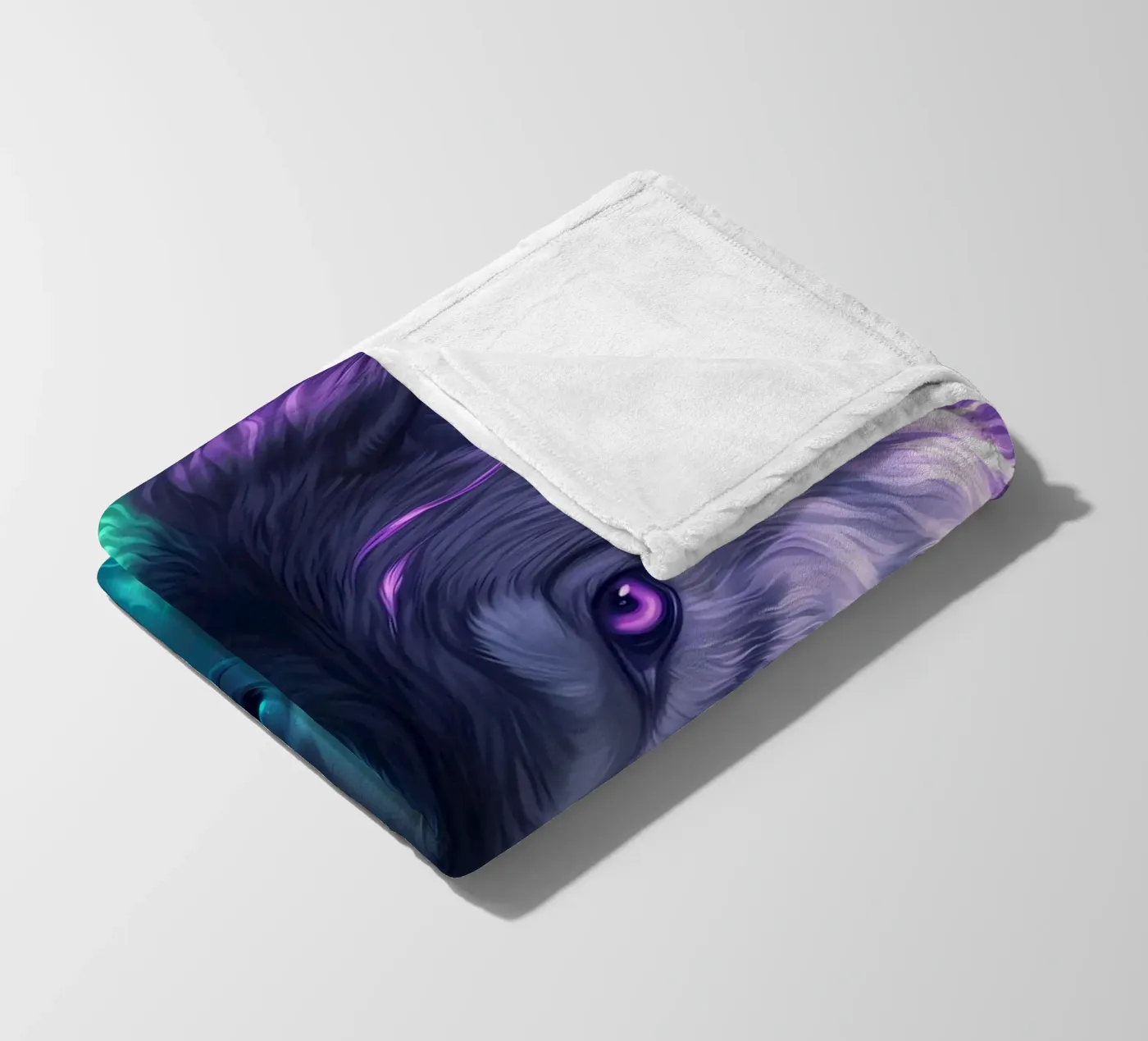 Wolf Dier fleecedeken van Pierre Walton