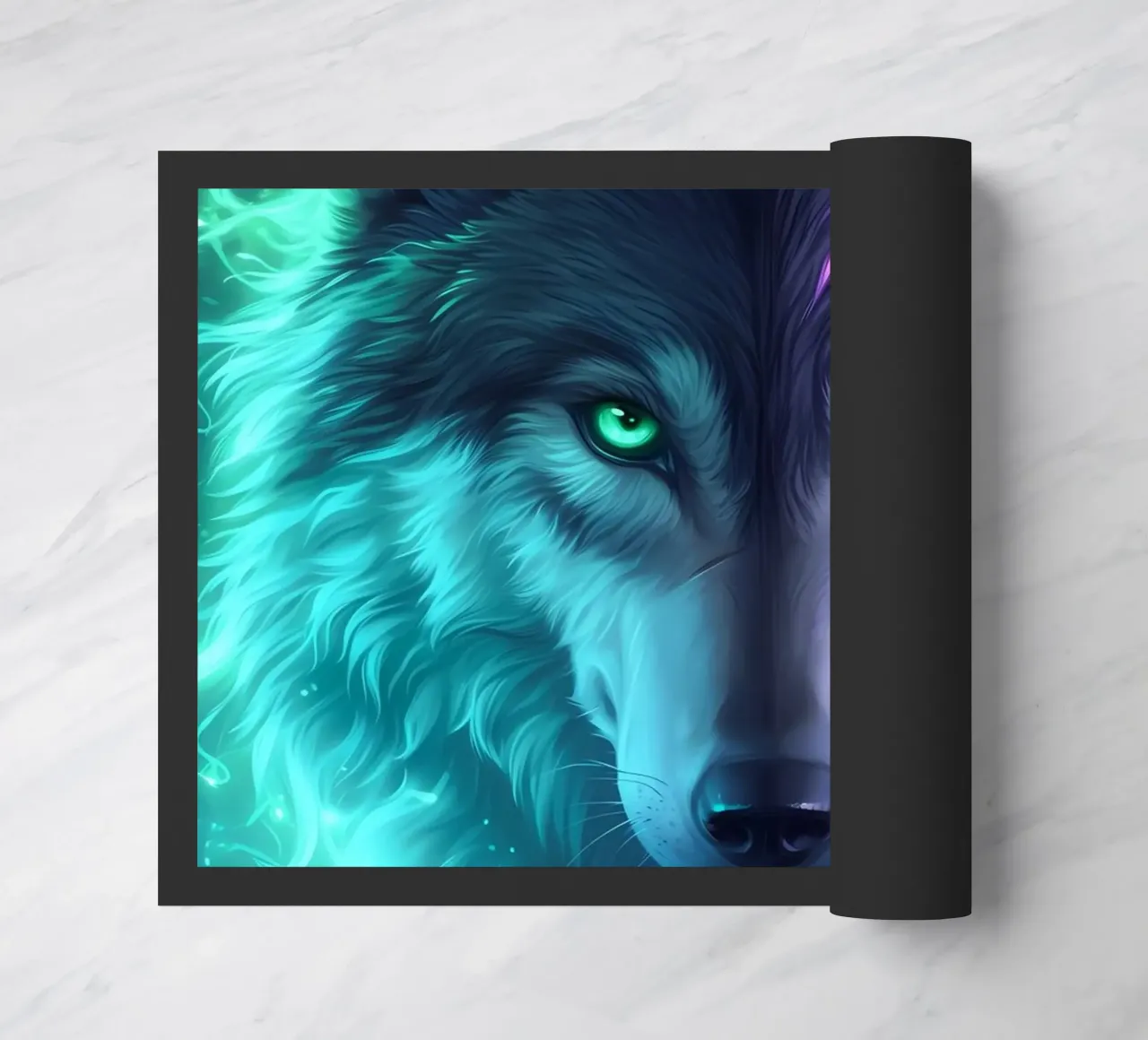 Wolf Dier deurmat van Pierre Walton