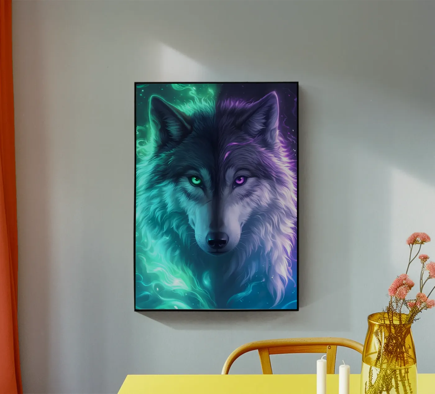 Wolf Animal plexiglass da Pierre Walton