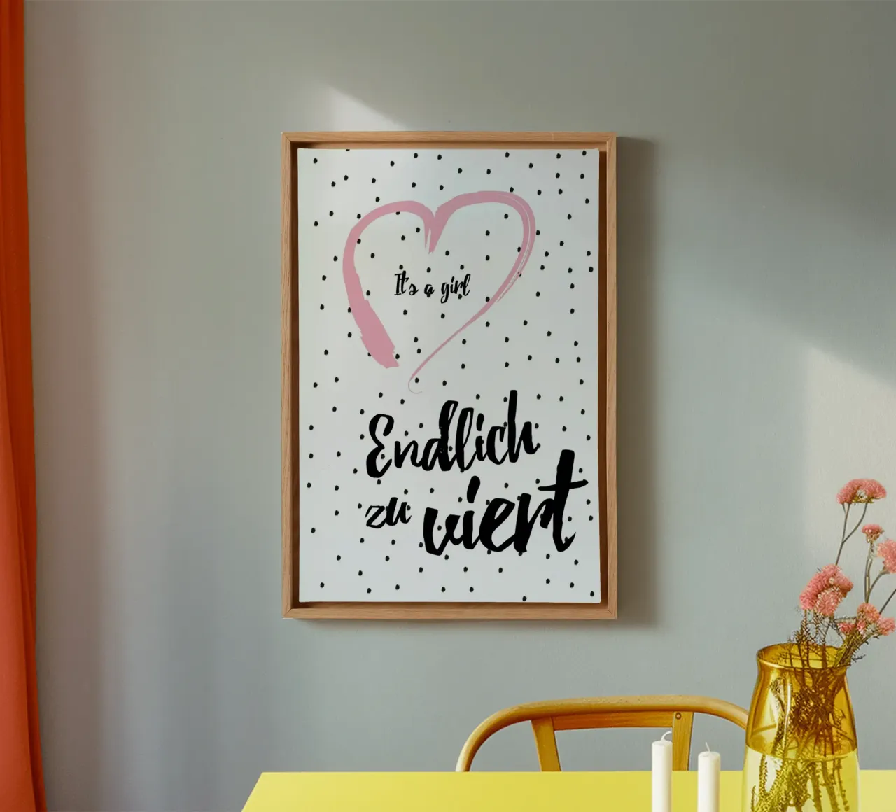 Girl 4 canvas van Froilein Juno