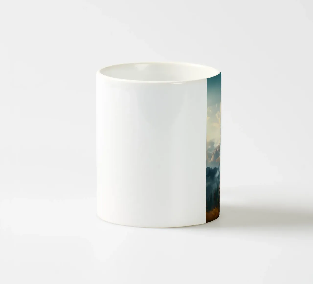 Animale lupo tazza in ceramica da Pierre Walton