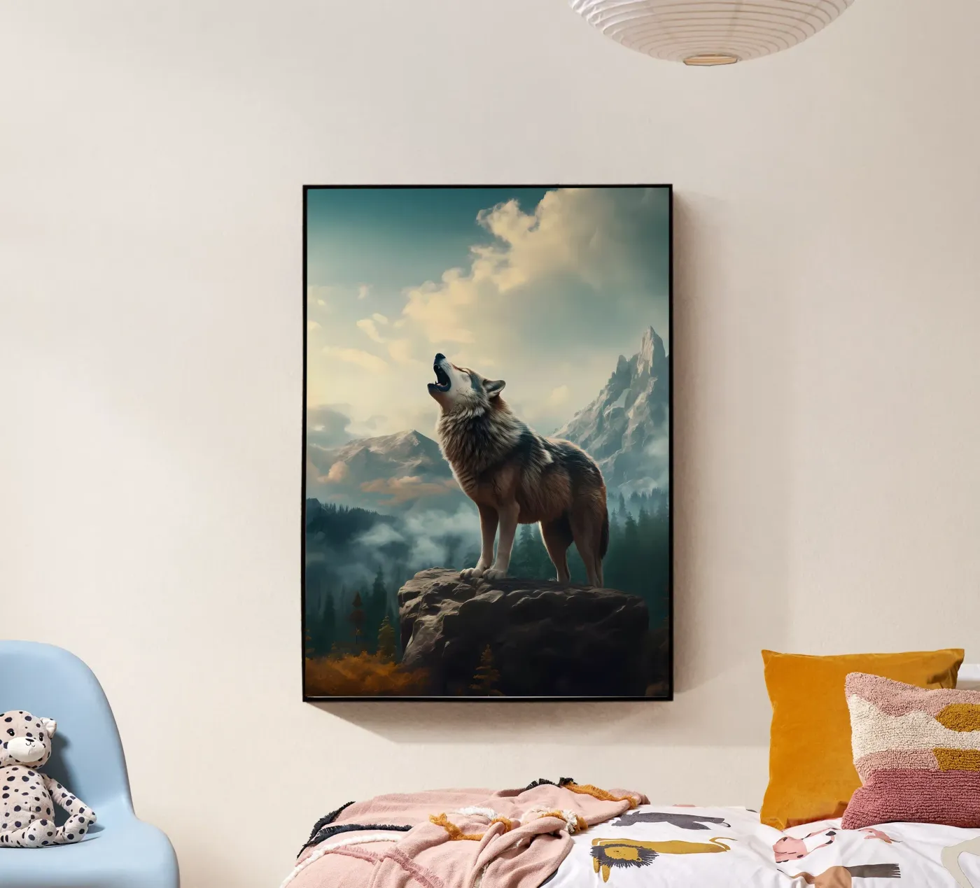 Wolf Animal plexiglass da Pierre Walton