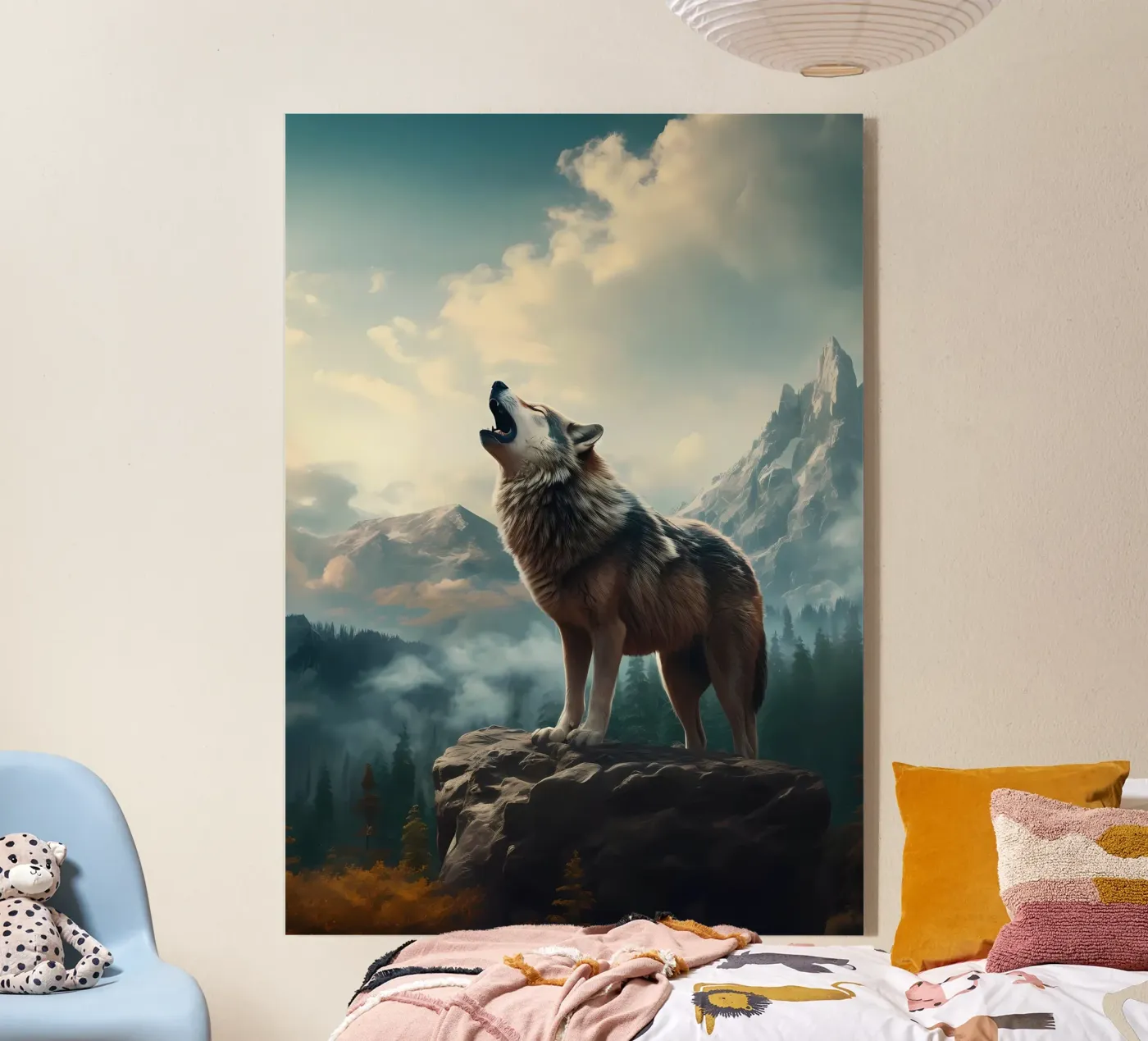 Wolf Animal plexiglass da Pierre Walton
