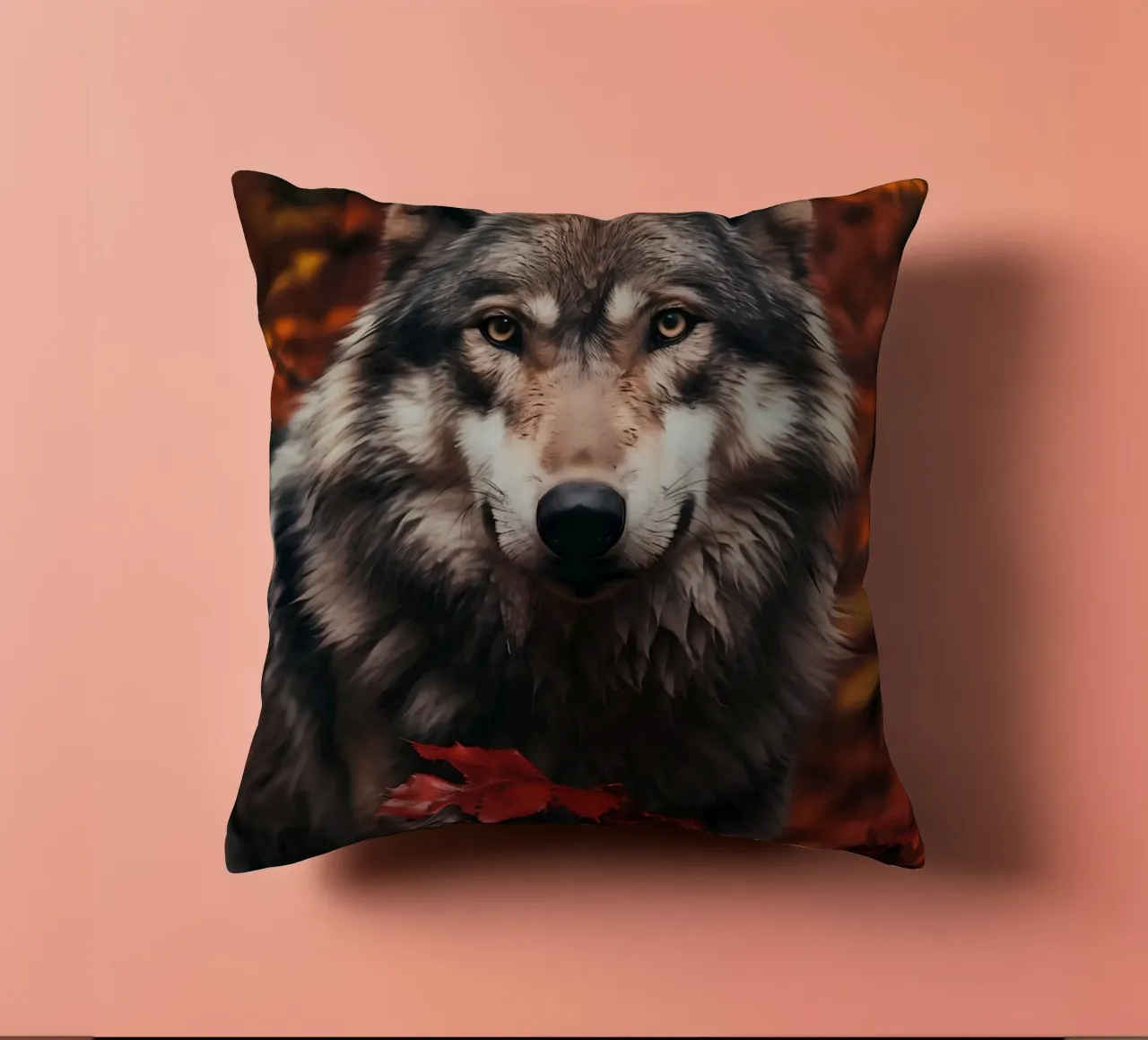 Animale lupo cuscino da Pierre Walton