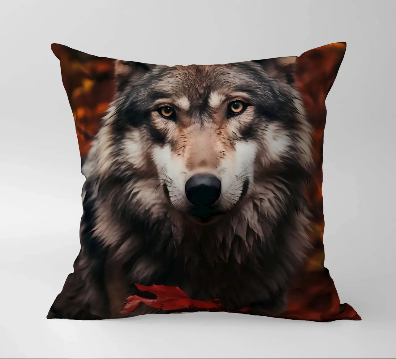 Animale lupo cuscino da Pierre Walton