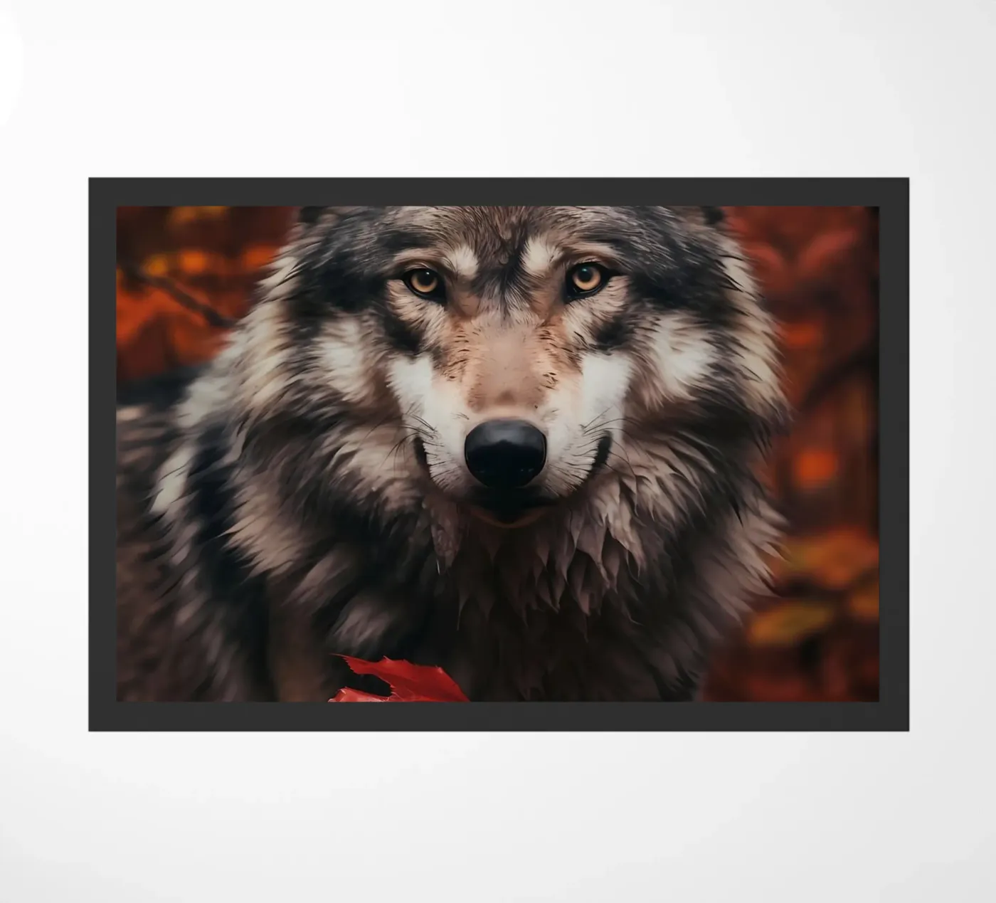 Wolf Animal deurmat van Pierre Walton