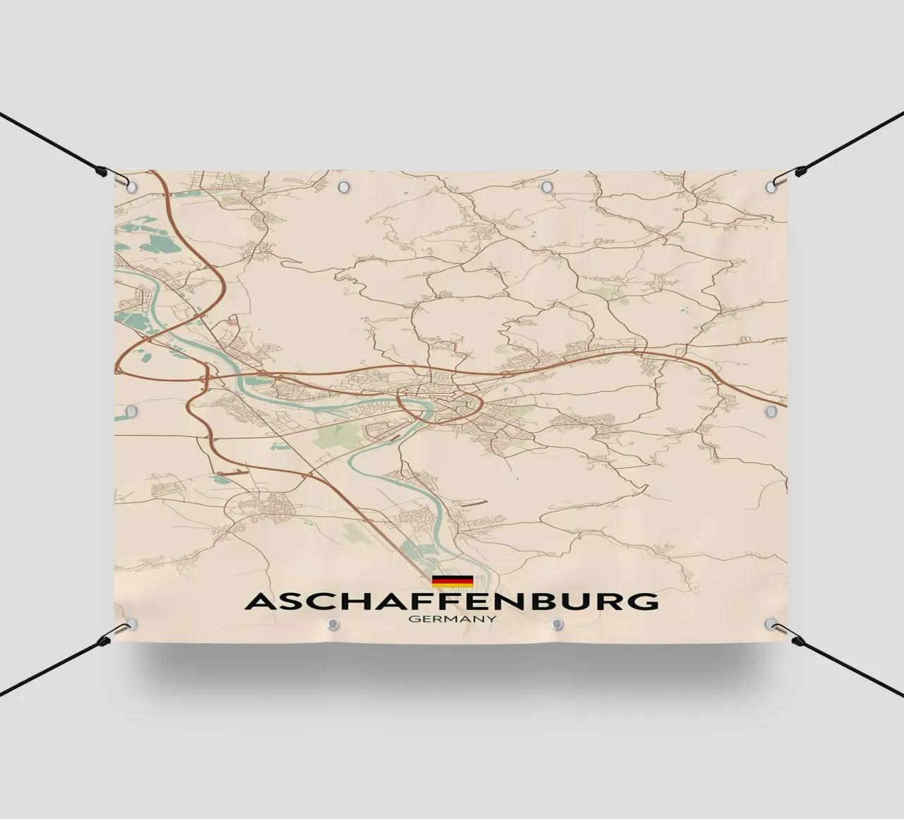 Aschaffenburg DE telo in pvc da Christopher Adams