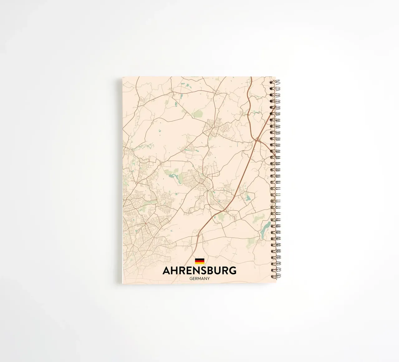 Ahrensburg DE spiral notebook by Christopher Adams