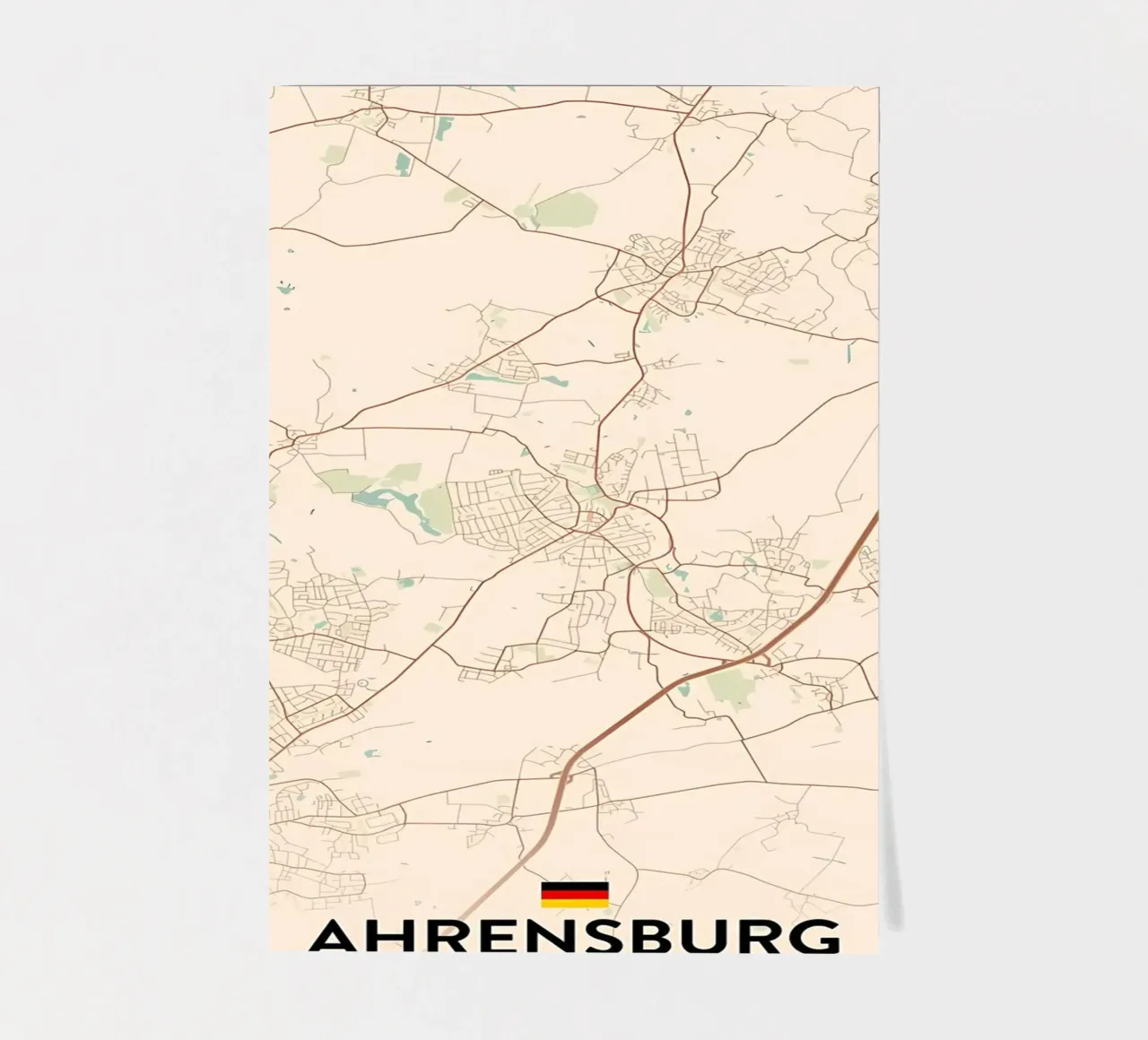 Ahrensburg DE sticker sheet by Christopher Adams