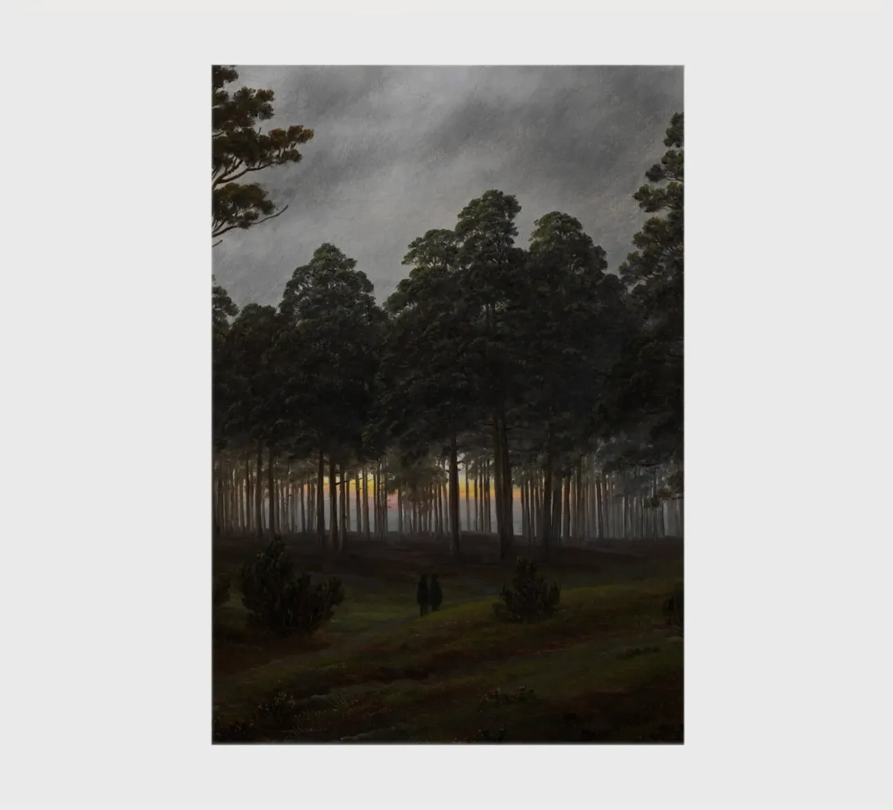 Caspar David Friedrich - The Times of Day - The Evening notebook by Timeless Artworks