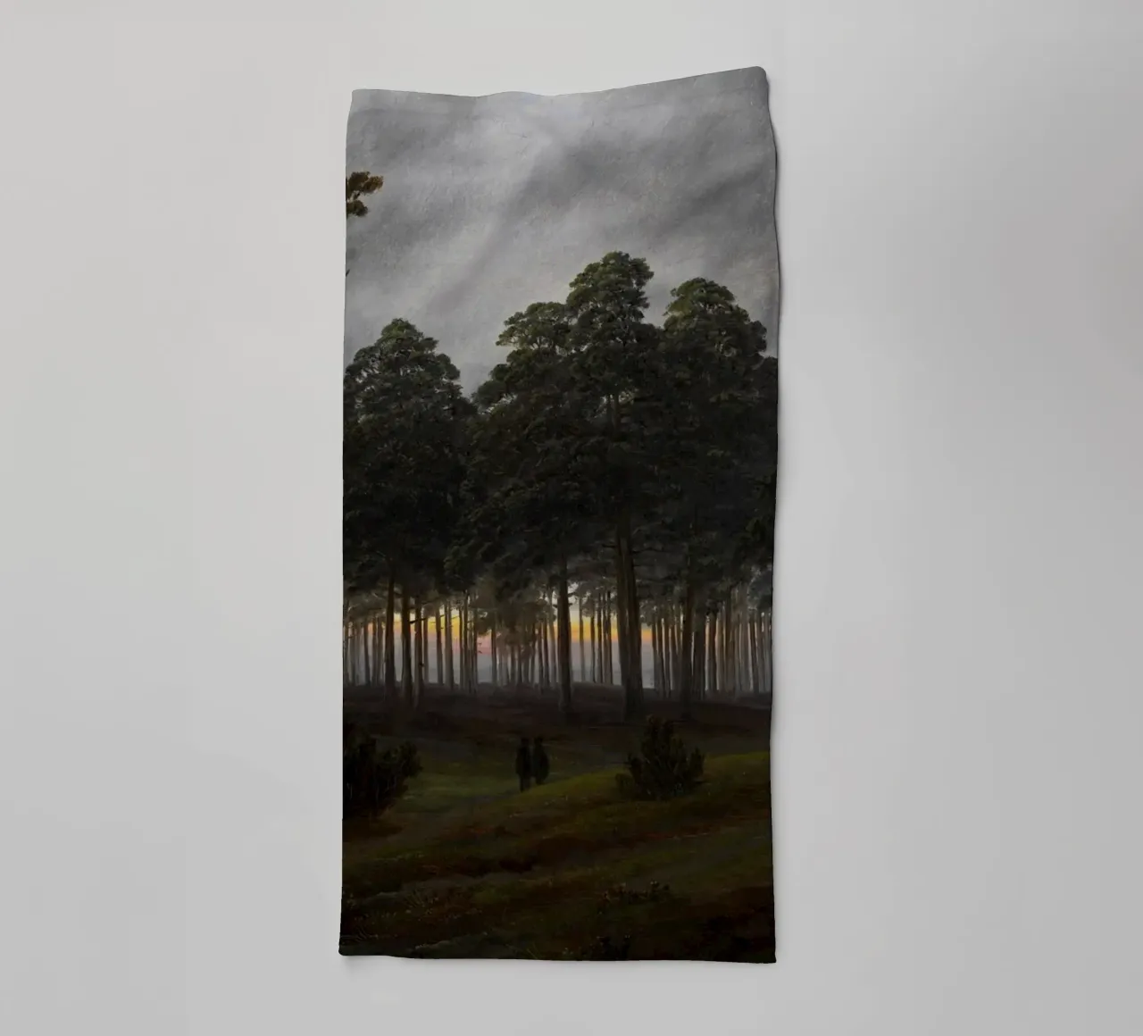 Caspar David Friedrich - The Times of Day - The Evening towel by Timeless Artworks