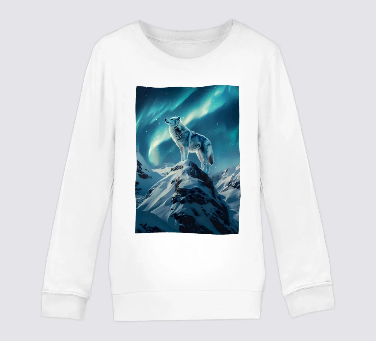 Wolf Dier kinder sweatshirt van Pierre Walton