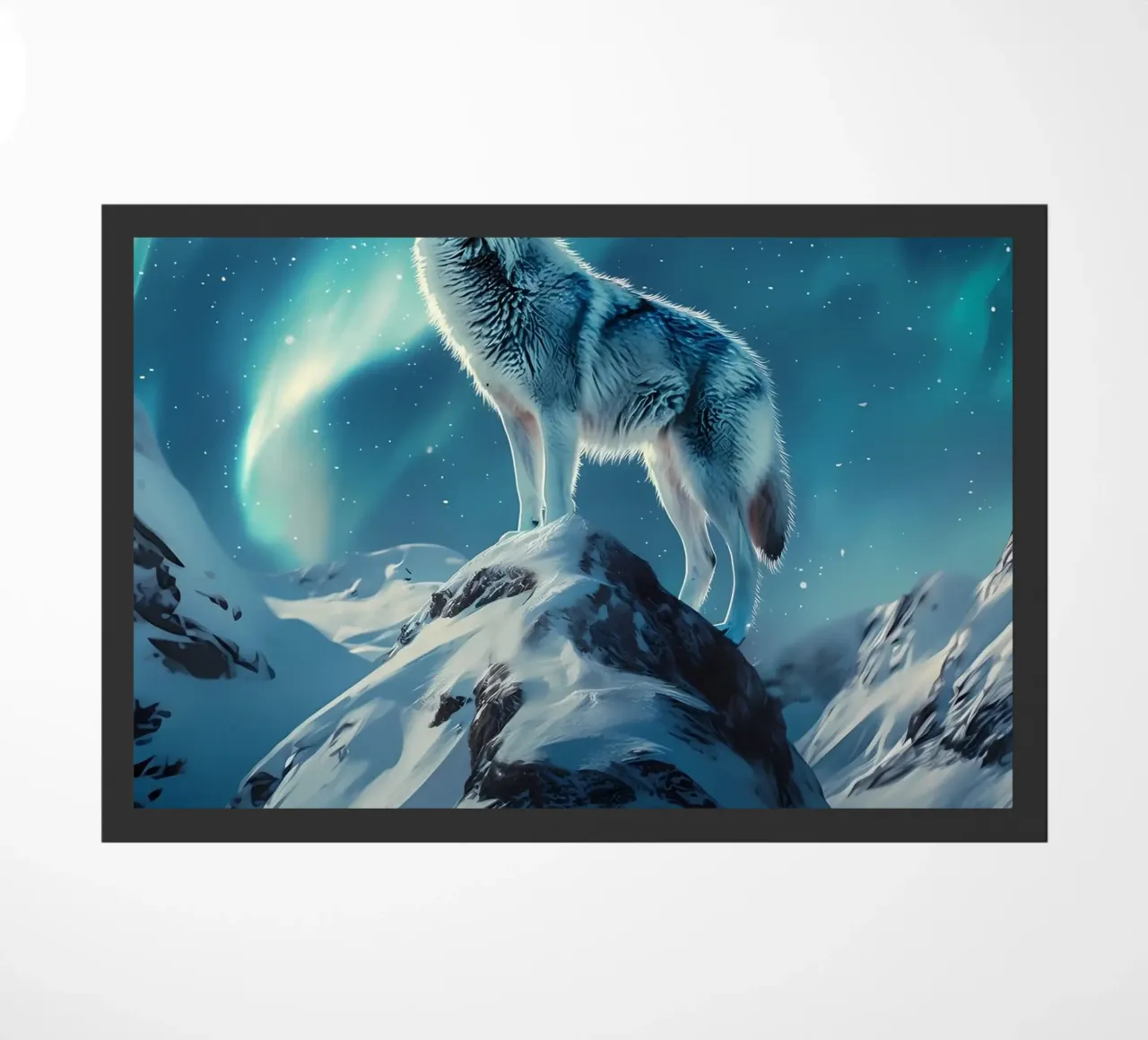 Wolf Dier deurmat van Pierre Walton