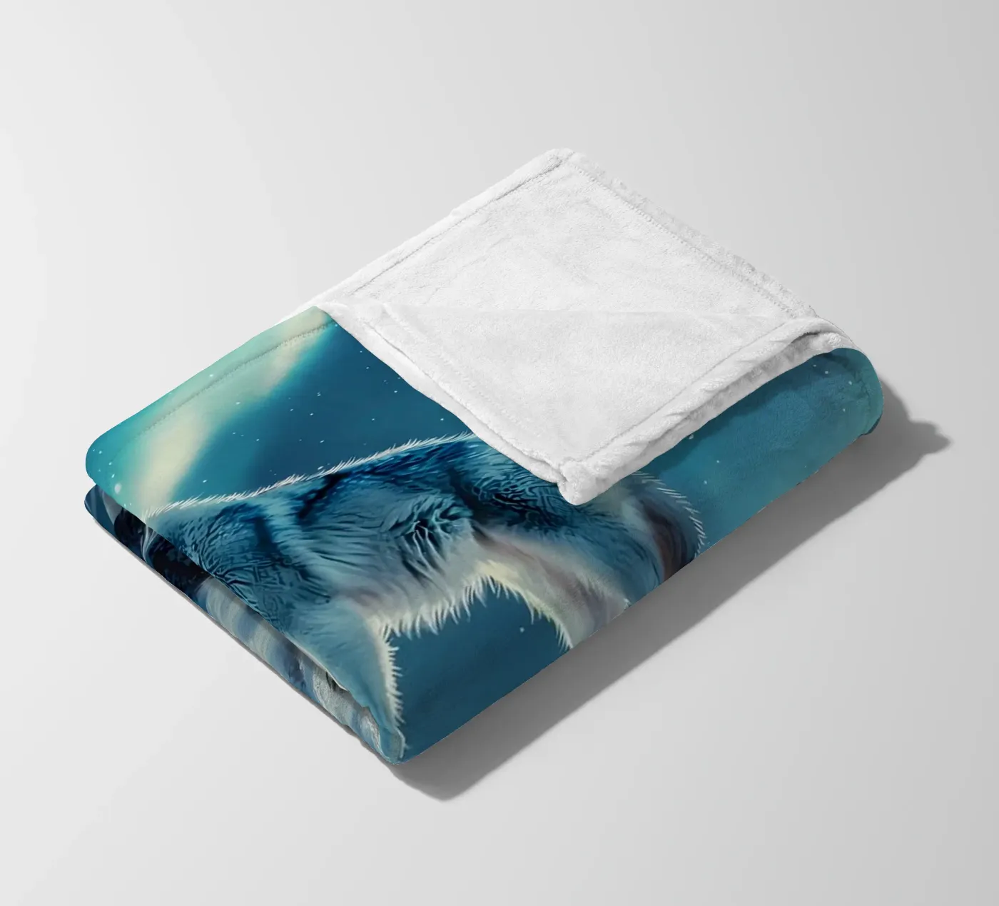 Wolf Dier fleecedeken van Pierre Walton