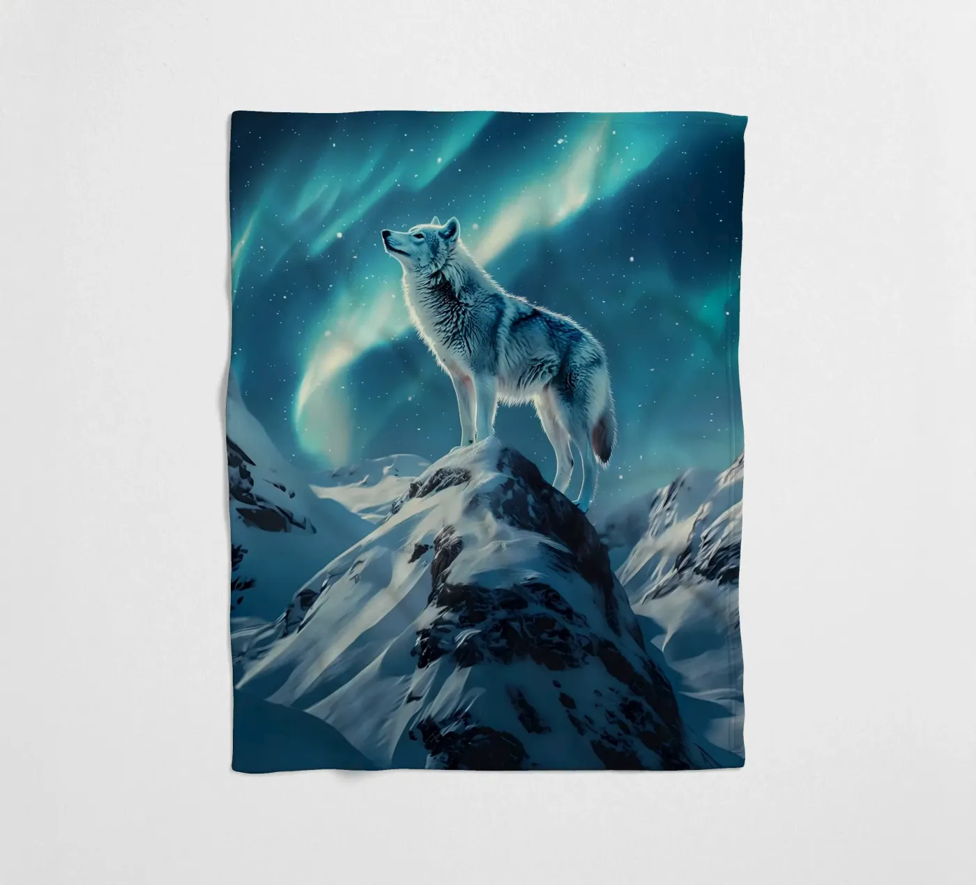 Wolf Dier fleecedeken van Pierre Walton