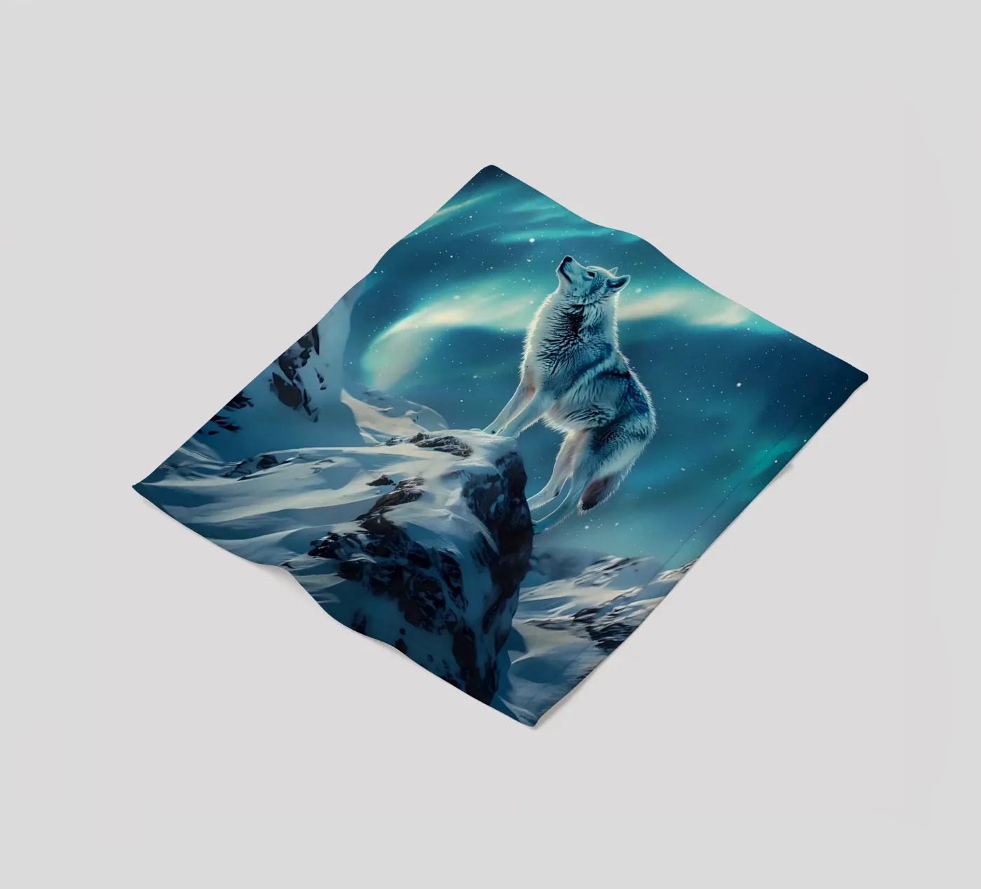 Wolf Dier fleecedeken van Pierre Walton