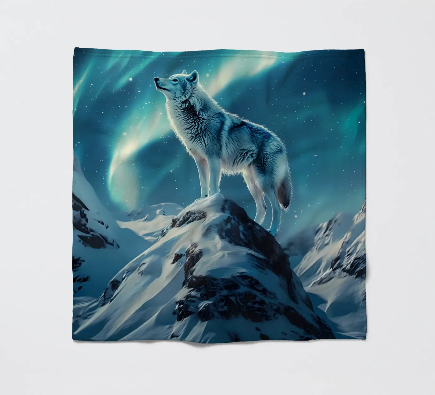 Wolf Dier fleecedeken van Pierre Walton