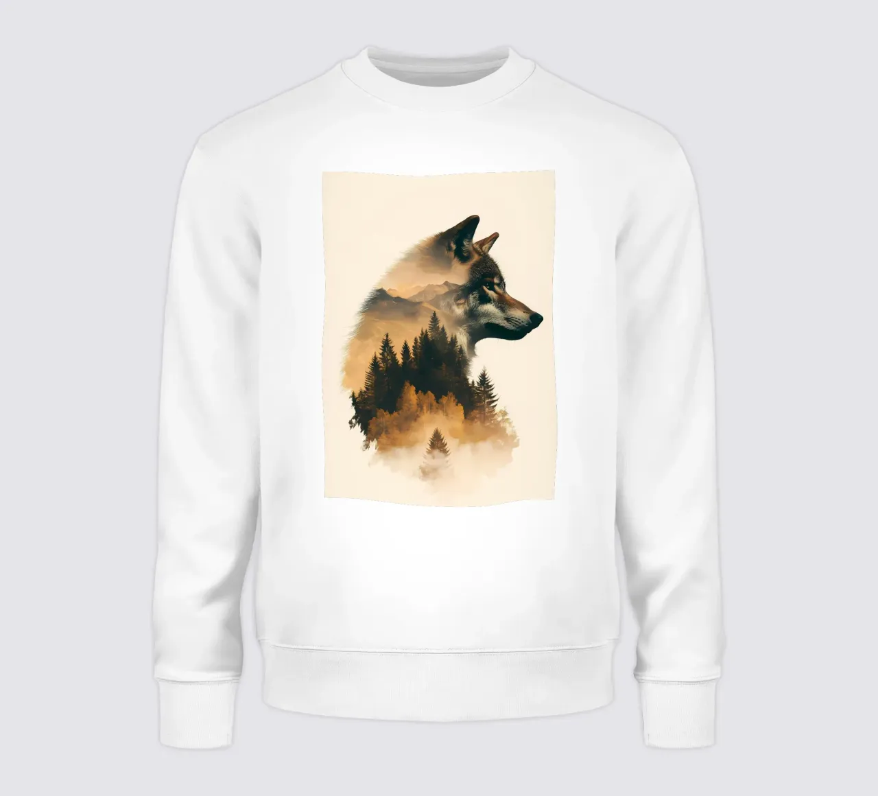 Animale lupo felpa da Pierre Walton