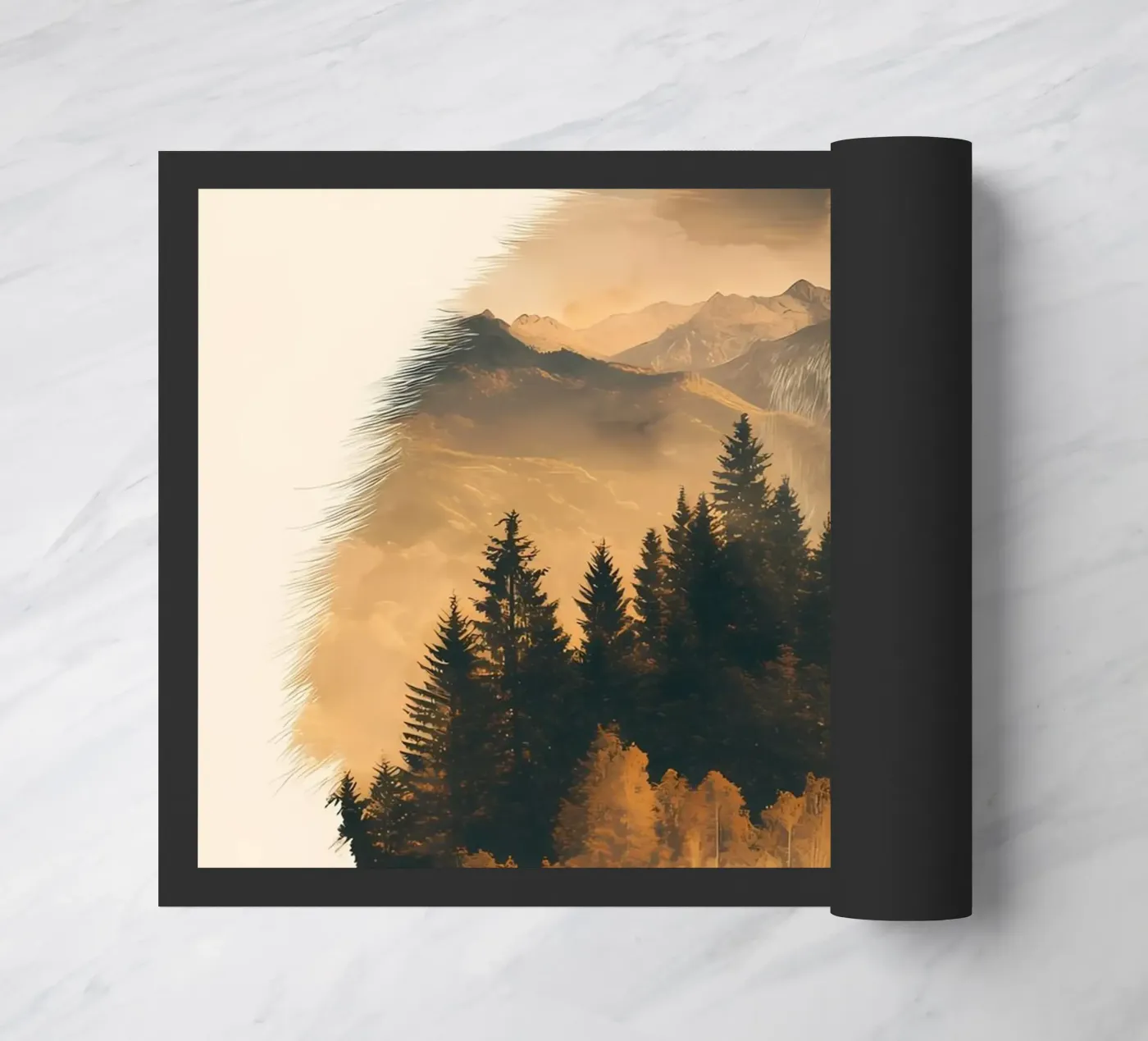 Wolf Tier Fußmatte von Pierre Walton