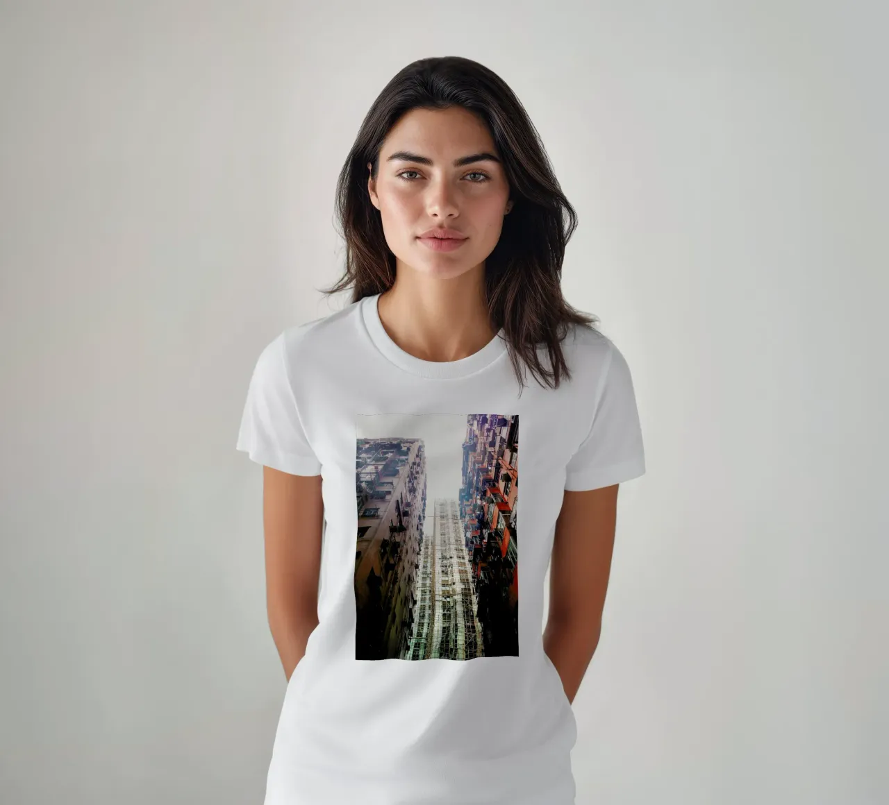 Hong Kong Architecture t-shirt da Marc Schulthess