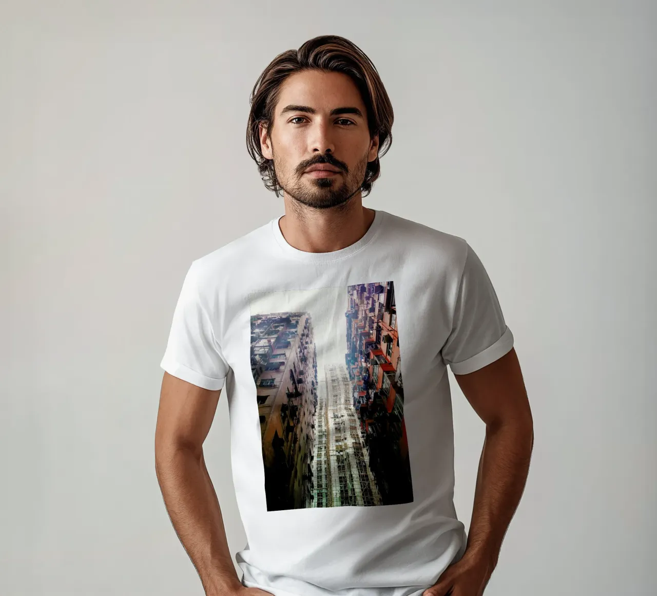Hong Kong Architecture t-shirt da Marc Schulthess