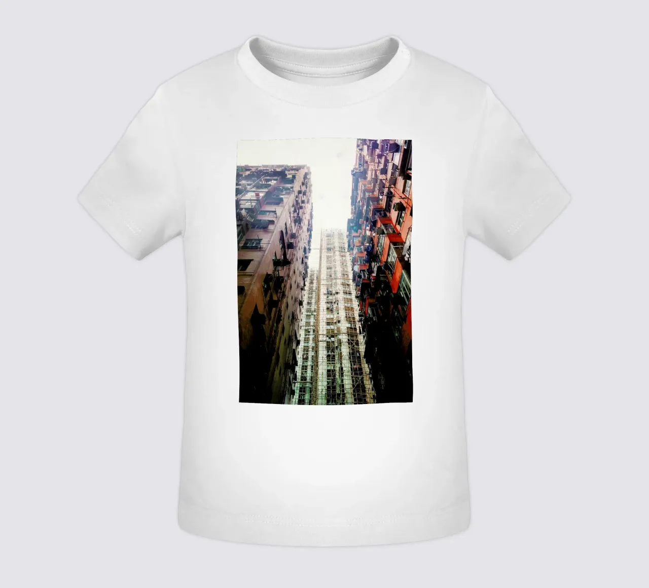 Hong Kong Architecture baby t-shirt van Marc Schulthess