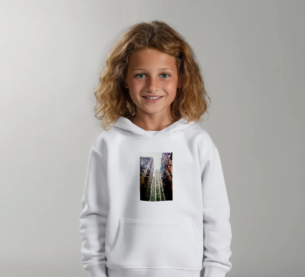 Hong Kong Architecture sudadera con capucha para niño de Marc Schulthess