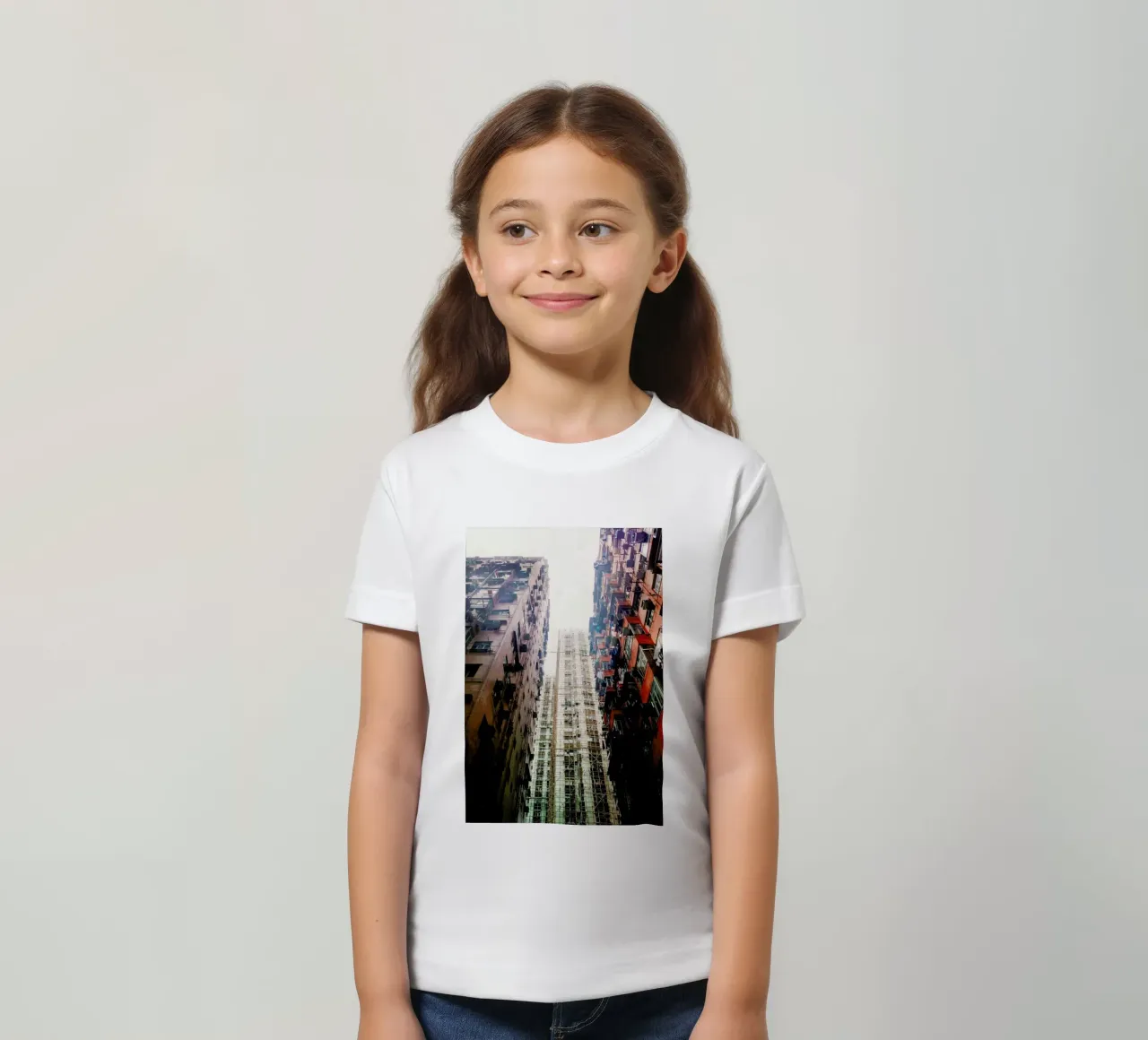 Hong Kong Architecture t-shirt bambini da Marc Schulthess