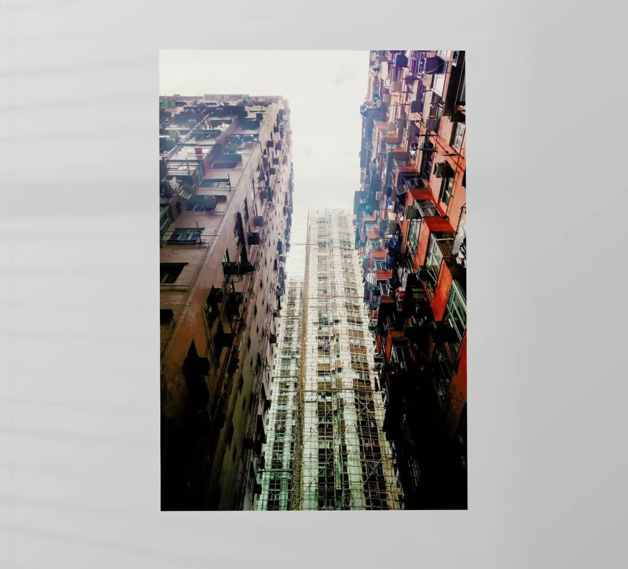 Hong Kong Architecture backlit folie van Marc Schulthess