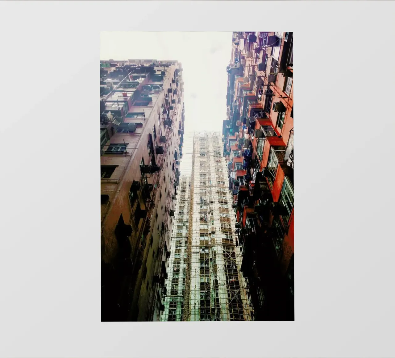 Hong Kong Architecture backlit folie van Marc Schulthess