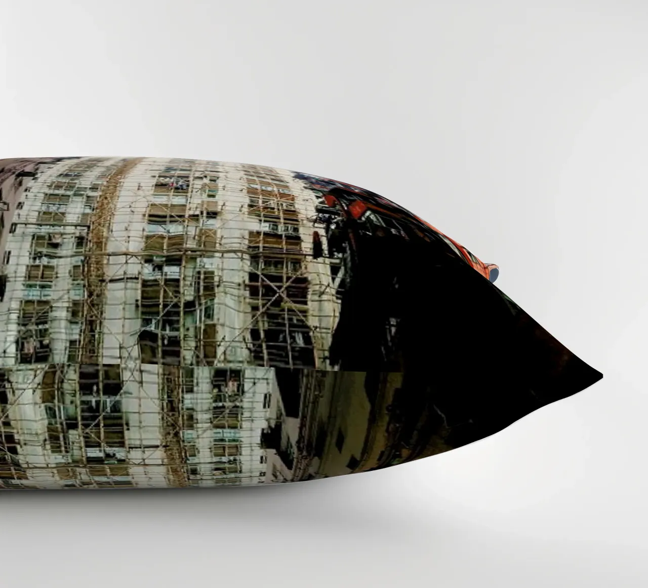 Hong Kong Architecture decorative cushion by Marc Schulthess