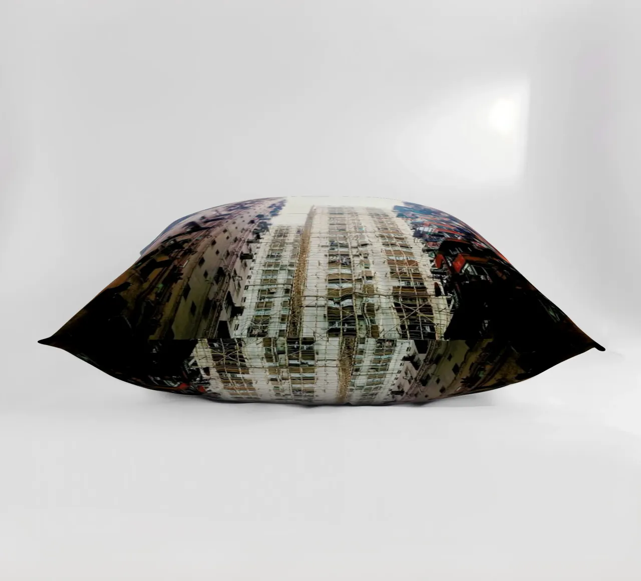 Hong Kong Architecture decorative cushion by Marc Schulthess
