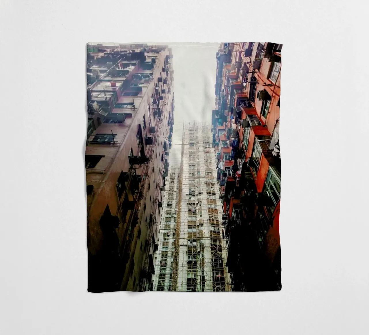 Hong Kong Architecture fleecedeken van Marc Schulthess