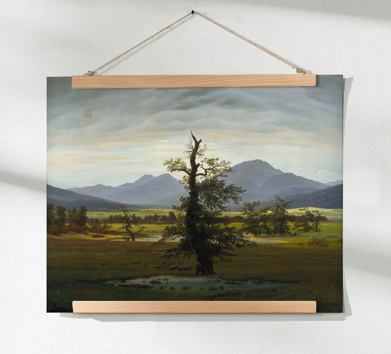 Caspar David Friedrich - The Lone Tree hahnemühle by Timeless Artworks