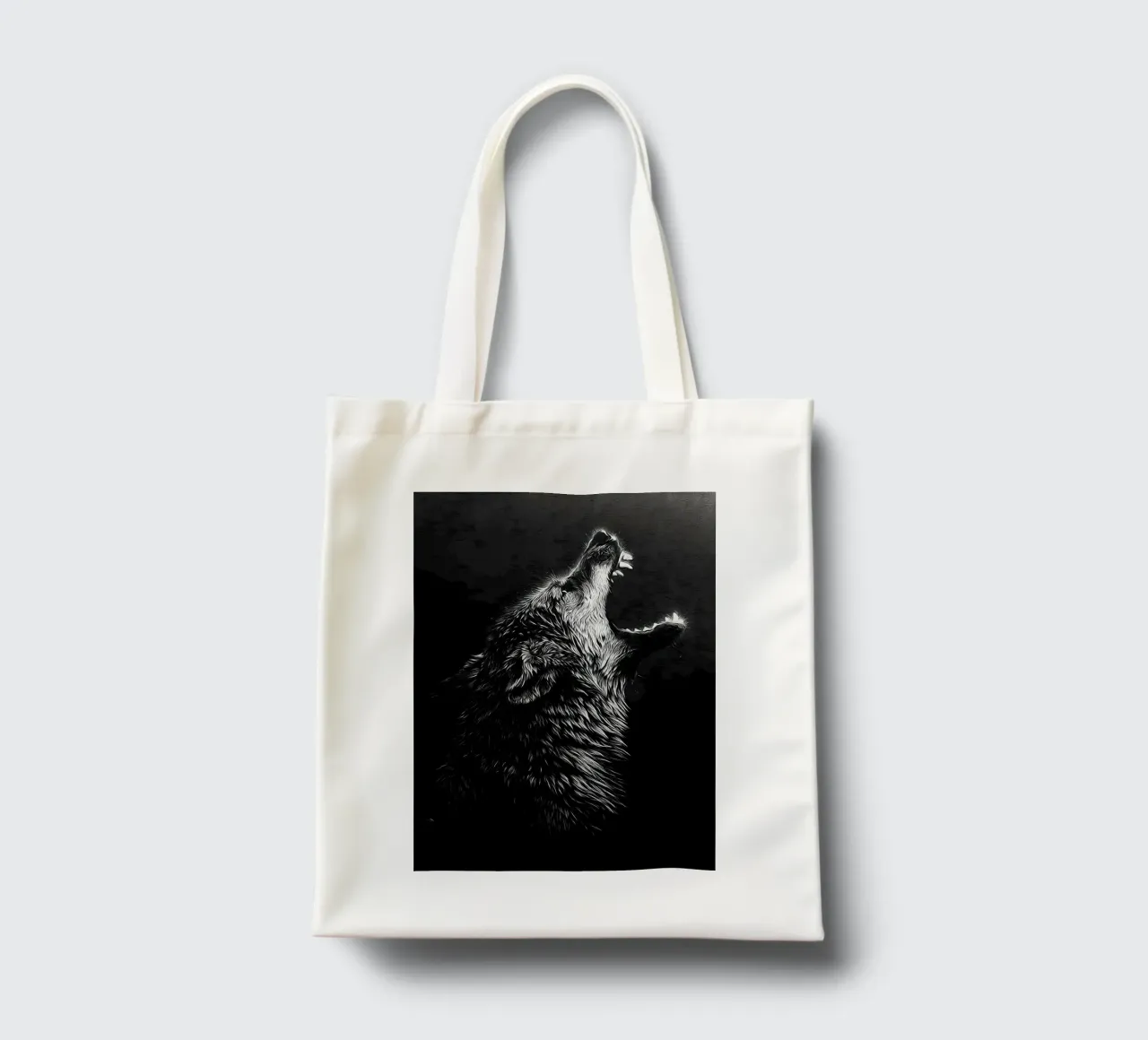 Wolf Animal tote bag by Pierre Walton